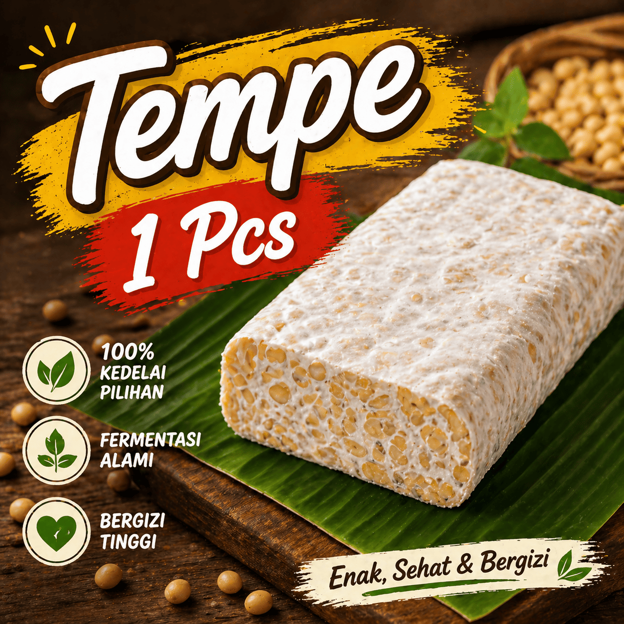Tempe 1 Pcs – Warmindo Abang Adek